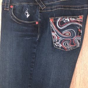 Baby Phat Dark Denim Jeans